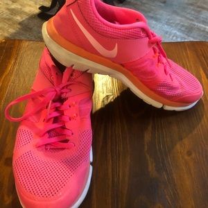 Neon pink Nike